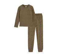 WE Fashion Pigiama verde / nero Bambini WE Fashion 170-176
