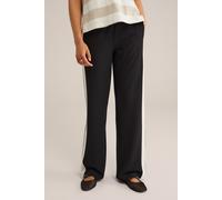 WE Fashion Pantaloni nero / bianco Donna - Abbigliamento - Taglie comode - Pantaloni WE Fashion 34