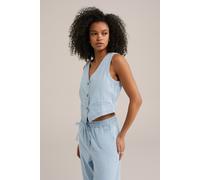 WE Fashion Waistcoat Light Blue Taglia: 40 | Gilet Outlet | Donna | Blu