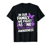We Fight As One - Nastro viola per la consapevolezza della fibrosi cistica Maglietta