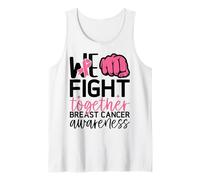 We Fight Together - Nastro Rosa per Donne Contro Il Cancro al Seno Canotta
