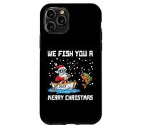 We Fish You Merry Christmas Babbo Natale divertente per uomini, donne e bambini Custodia per iPhone 11 Pro