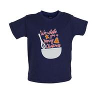 We Frusta Ti Un Merry Christmas - Bambino T-Shirt / Body - Bake Baking Natale