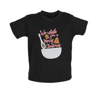 We Frusta Ti Un Merry Christmas - Bambino T-Shirt / Body - Bake Baking Natale