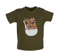 We Frusta Ti Un Merry Christmas - Bambino T-Shirt / Body - Bake Baking Natale