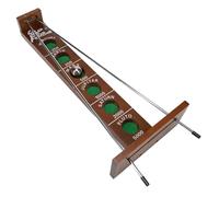 We Games Shoot the Moon - Un classico gioco di nostalgia degli anni '40 - Solid Walnut Wood Stain - 18 pollici