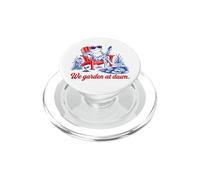 We Garden At Dawn Rana Giardinaggio Divertente PopSockets PopGrip per MagSafe
