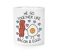 We Go Insieme Come Bacon & Uova Trucco Pennello Matita Pentola Divertente Idea