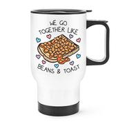 We Go Insieme Come Chicchi & Toast Viaggio Tazza con Manico Divertente