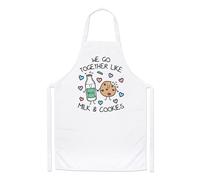 We Go Insieme Come Latte & Biscotti Chef Grembiule Divertente Valentines