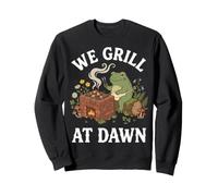 We Grill At Dawn Affumicatore per Carne Felpa