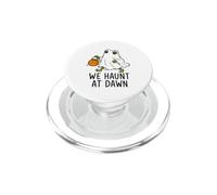 We Haunt At Dawn Frog Ghost Halloween Spettrale Amphibian Lover PopSockets PopGrip per MagSafe