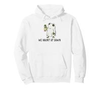 We Haunt At Dawn Frog Meme Ghost Season Halloween Felpa con Cappuccio