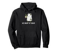 We Haunt At Dawn Frog Meme Ghost Season Halloween Felpa con Cappuccio