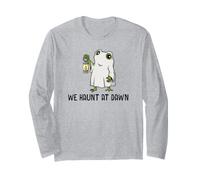 We Haunt At Dawn Frog Meme Ghost Season Halloween Maglia a Manica