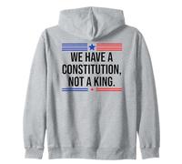 We Have a Constitution Not a King Protest No Kings Resist US Felpa con Cappuccio