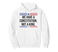 We Have a Constitution Not a King Protest No Kings Resist US Felpa con Cappuccio