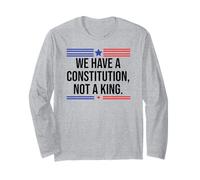 We Have a Constitution Not a King Protest No Kings Resist US Maglia a Manica