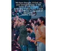We have thought, O God, on your lovingkindness, in the midst of your temple. According to your name, O God, so is your praise to the ends of the earth... Psalms 48:9,10 - Daily Journal