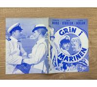 We Joined the Navy Kenneth More, Lloyd Nolan Vintage 1962 Danish Movie Program