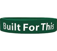 We Keep You Motivated Braccialetti motivazionali - Indossati da atleti professionisti - Braccialetti in gomma siliconica Inspirational - Focus & Gym, Sports Motivation LLC, Standard, Silicone, Senza