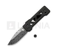 We Knife Tyro Damasteel, Black/Gold Titanium