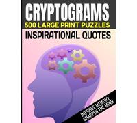 We Lee Press Cryptograms 500 Large Print Puzzles Inspirational Quote (Tascabile)