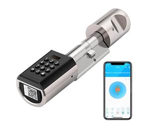 WE.LOCK PB Serratura Smart,serratura porta blindata con password e Bluetooth APP,serratura elettronica wifi,smart lock facile da installare