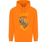 We Love Il Drama Recitazione Teatrante Actor Bambini Felpa con Cappuccio