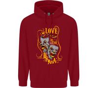 We Love Il Drama Recitazione Teatrante Actor Bambini Felpa con Cappuccio