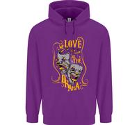 We Love Il Drama Recitazione Teatrante Actor Bambini Felpa con Cappuccio