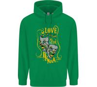 We Love Il Drama Recitazione Teatrante Actor Bambini Felpa con Cappuccio