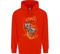 We Love Il Drama Recitazione Teatrante Actor Bambini Felpa con Cappuccio