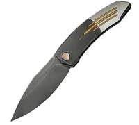 WE Manico in Titanio Satinato e Grigio LucidoLama Bohler M390 Grigio Lucido Incassata