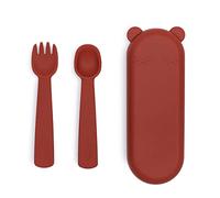 We Might Be Tiny - Feedie Fork & Spoon Set - Rust (28TIFF06)