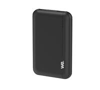 We Mini Batteria Esterna 5000mAh Powerbank Caricatore Portatile 2 Porte USB Uscita 5V 2.1A Indicatore LED Livello della Batteria, Nero