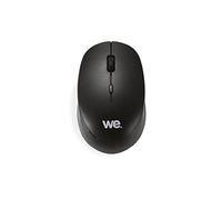WE Mouse Wireless ottico Nano Dongle USB - Connessione 2.4 GHz - 800/1200/1600 DPI, colore nero