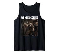We Need Coffee Macchina da caffè Amante degli Animali Canotta