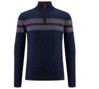 We Norwegians - Signature ZipUp - Pullover in lana merino XL blu