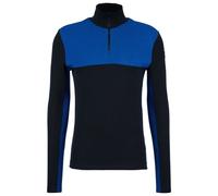 We Norwegians - Tryvann Colblock Zipup - Maglia a manica lunga merino XXL nero