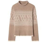 We Norwegians - Women's Setesdal Pullover - Pullover in lana merino S beige/marrone