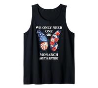 We Only Need One Monarch & It's a Butterfly Floral No Kings Canotta