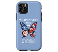 We Only Need One Monarch & It's a Butterfly Floral No Kings Custodia per iPhone 11 Pro