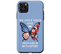 We Only Need One Monarch & It's a Butterfly Floral No Kings Custodia per iPhone 11 Pro Max