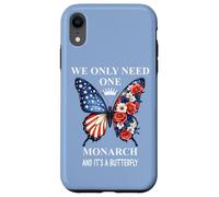 We Only Need One Monarch & It's a Butterfly Floral No Kings Custodia per iPhone XR