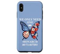 We Only Need One Monarch & It's a Butterfly Floral No Kings Custodia per iPhone XS Max