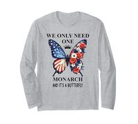 We Only Need One Monarch Its a Butterfly No Kings in America Maglia a Manica