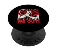 We Out - Black History Month African Roots Melanin Pride PopSockets PopGrip Adesivo