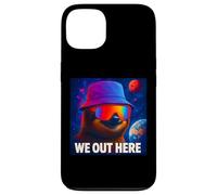 We Out Here, Cool Lazy Sloth Illustration Graphic Designs Custodia per iPhone 13