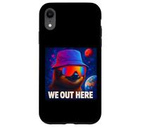 We Out Here, Cool Lazy Sloth Illustration Graphic Designs Custodia per iPhone XR